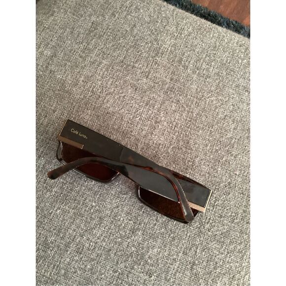 Vintage Cafe Luna Rectangle Sunglasses - Picture 4 of 5